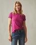 Women's Classic Cotton Crew Tee - Raspberry